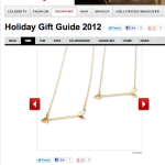 Spotted: Palm Beach Lately’s Friendship Arrow Necklace Featured on InStyle.com’s Holiday Gift Guide 2012