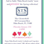 Don’t Miss The Boat! Join Sail To Sable And Palm Beach Lately Thursday From 6-8 PM For The Launch Of Our NEW Tunic!