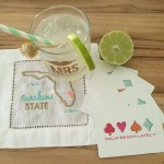 Giveaway: Palm Beach Lately “Sunshine State” Cocktail Napkins by Lettermade