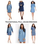 Transitional Fall Jean Dresses