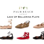 Lace-up Ballerina Flats