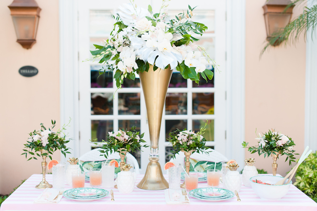 carleton_varney_frontgate_palm_beach_lately_the_colony_hotel_brunch_ banana_leaf_palm_leaves_pink_mint_green_mothers_day