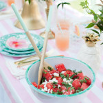 Recipes: Watermelon Feta Salad and Pink Grapefruit Mocktail/Cocktail