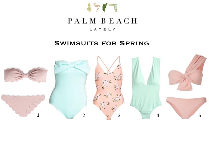 Swimsuits for spring