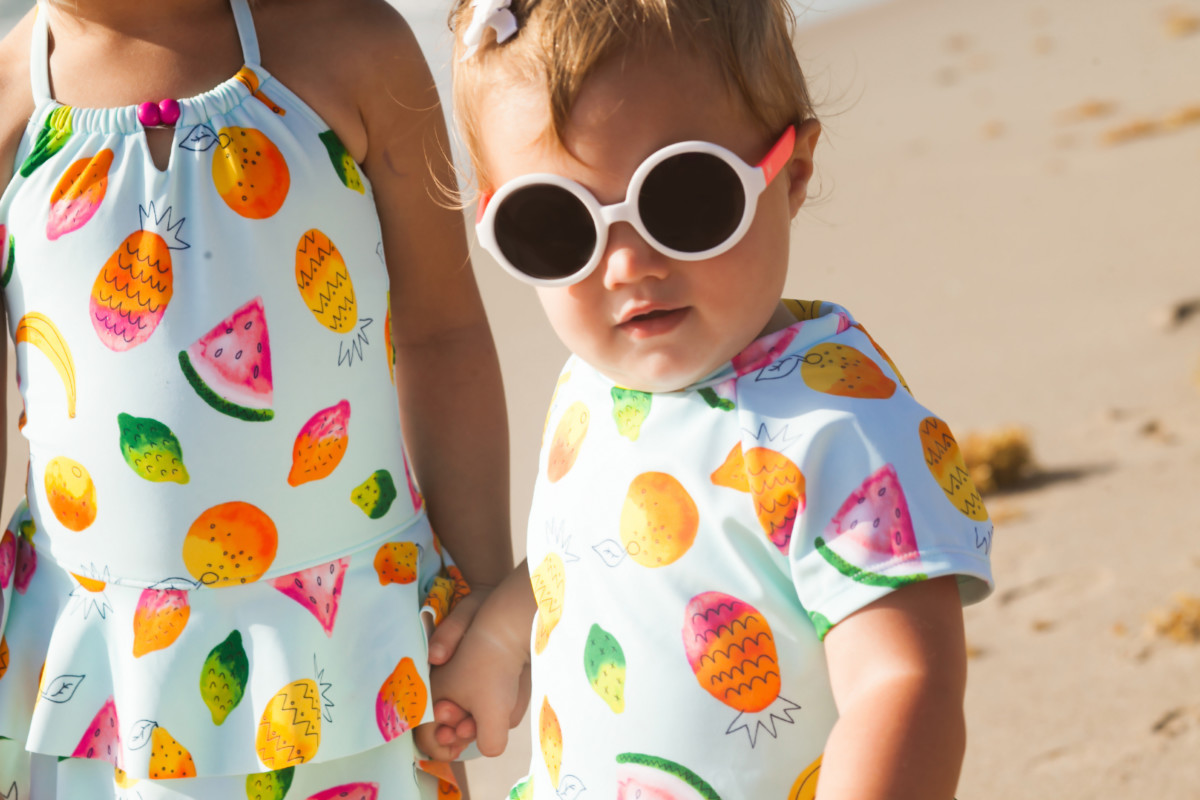 Palm Beach Lately Wearing Lands' End for #nationalswimsuitday