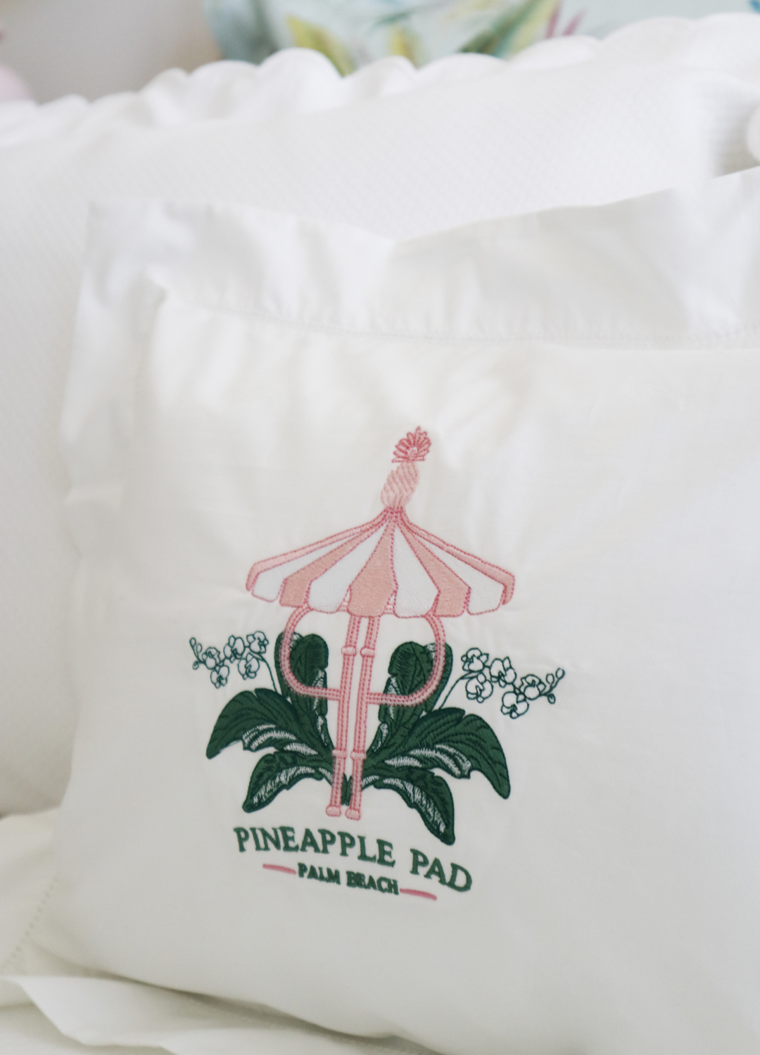 Home: Pioneer Linens in Palm Beach Lately's Pineapple Pad 