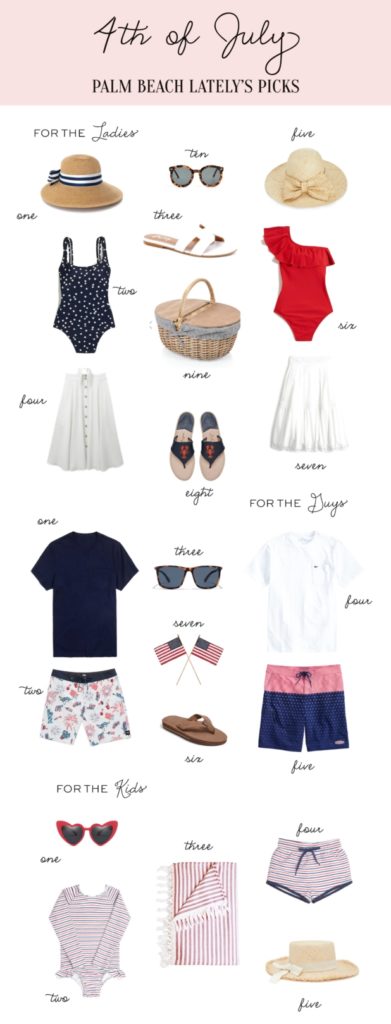 Palm Beach Lately 4th of July Looks for the Family
