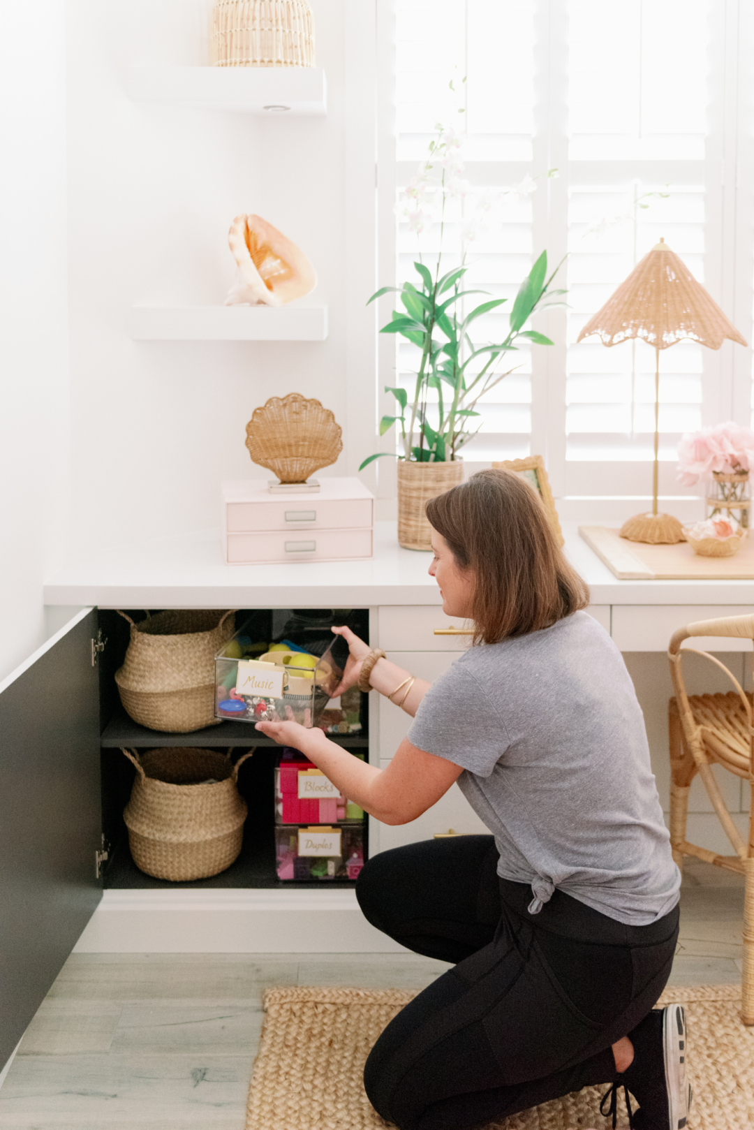 Home Organizing Beth s Office Playroom With Urban Simplicity