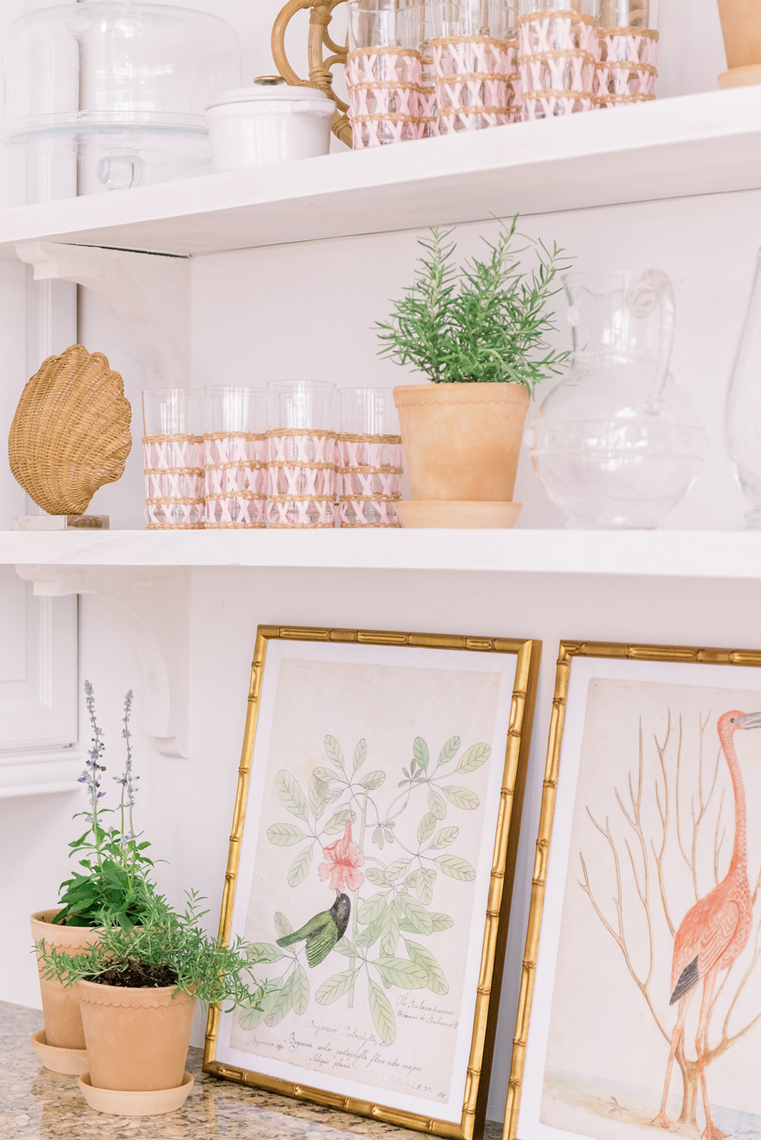 Home: Cottage Shelf Style with Palm Beach Lately