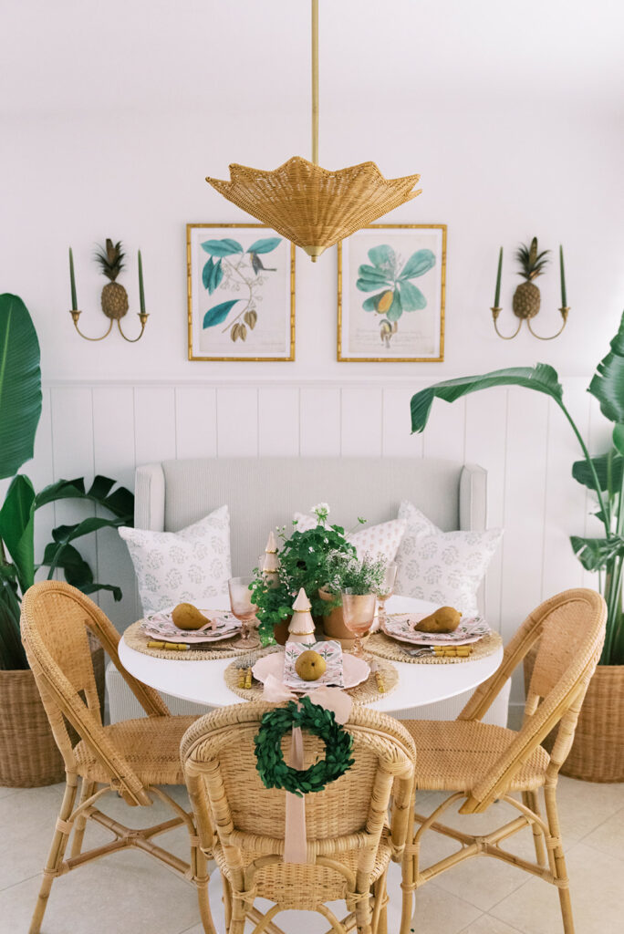 Holidays at Home: Tablescape with Palm Beach Lately