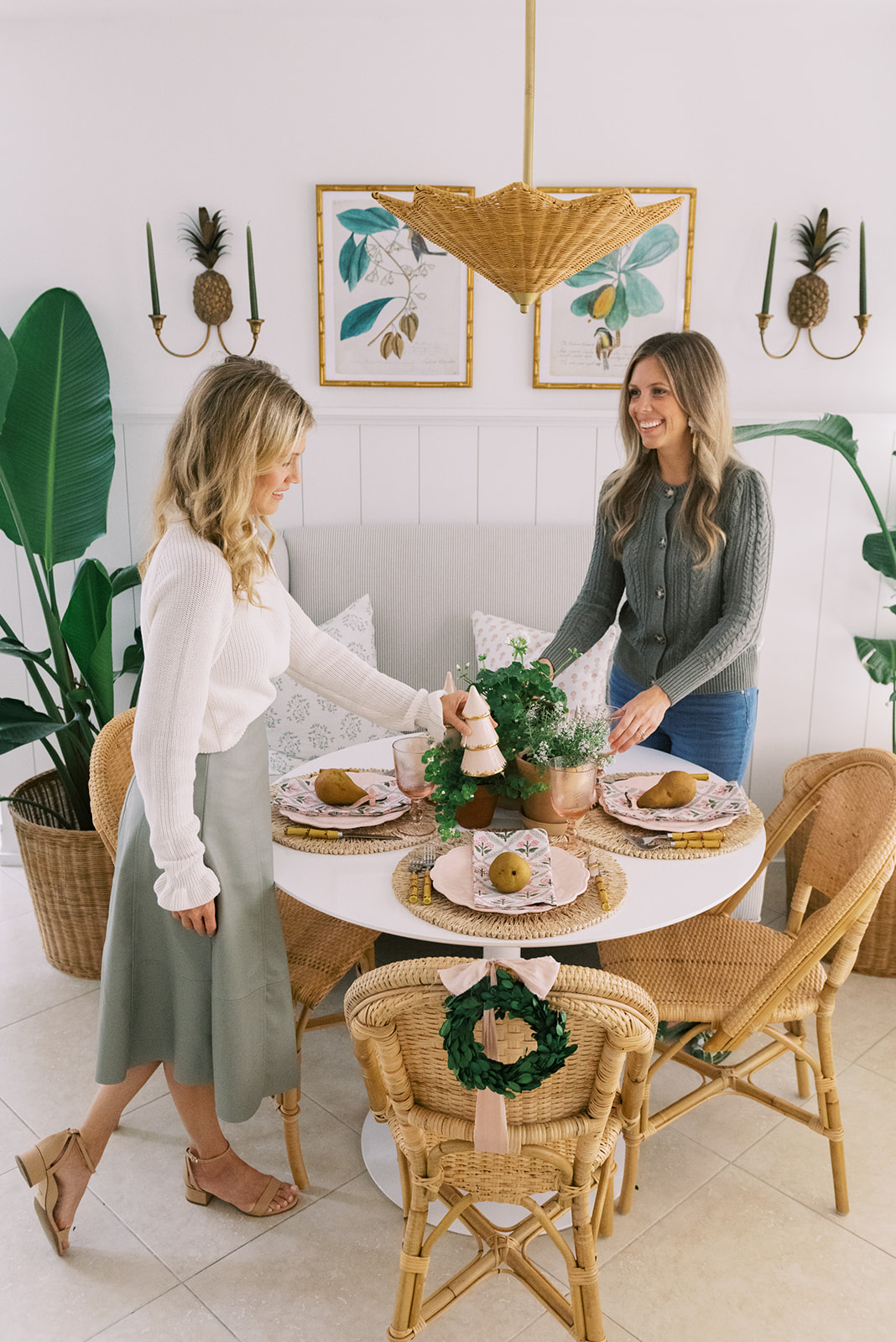 Holidays at Home: Tablescape with Palm Beach Lately